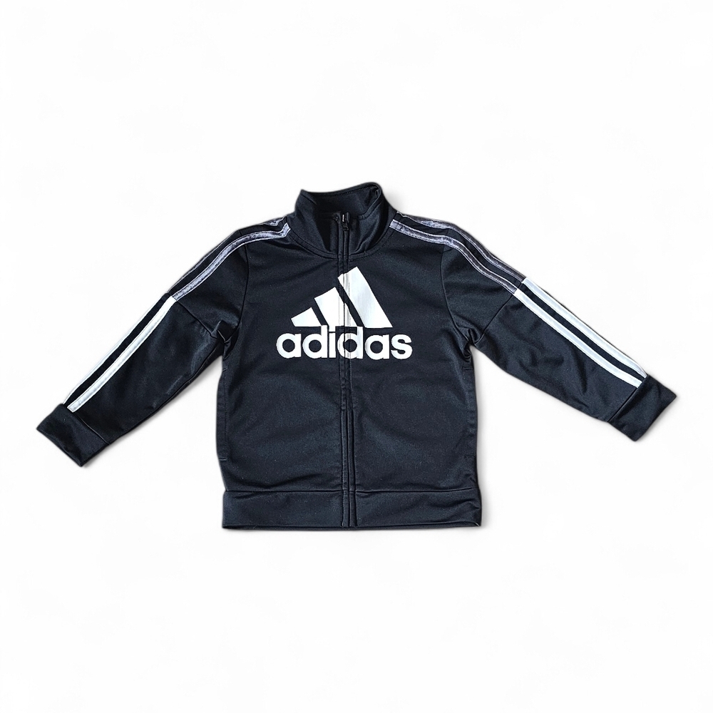 Adidas Kids Black Tracksuit Set Size 3T - Picture 2 of 7